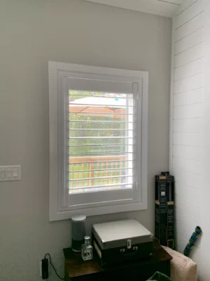 Bright room with California Shutters by ShutterLux in Sebright Ontario