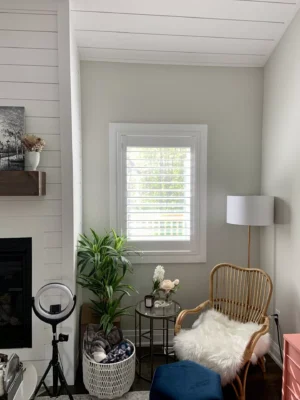 Leisure room with California Shutters by ShutterLux in Sebright Ontario