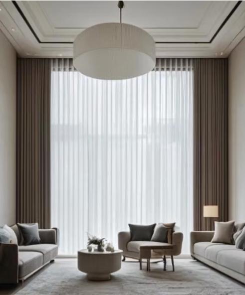 ShutterLux offers elegant, custom drapery and curtains to add warmth and personal style