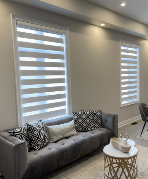 ShutterLux offers roller, zebra, vertical, and horizontal blinds custom-fit to your windows