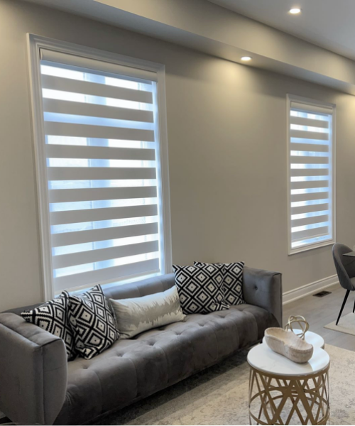 ShutterLux offers roller, zebra, vertical, and horizontal blinds custom-fit to your windows