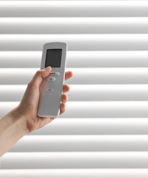 ShutterLux offers smart motorized shades for effortless control and home automation integration